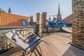 Awesome Old Town Rooftop Apartment with Terrace